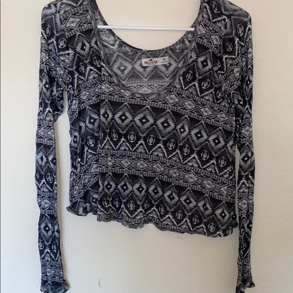 Printed crop top